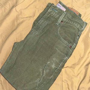 Signature LEVI Strauss Vintage Green Jeans Cropped